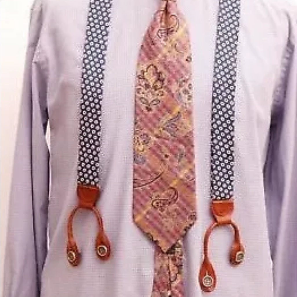 Church’s British Tan Leather Braces Suspenders
